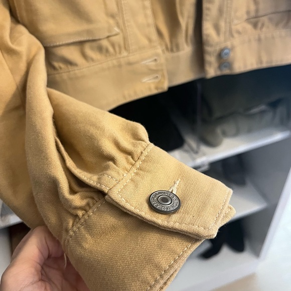 Abercombie & Fitch, Mustard Denim Jacket - Picture 3 of 4